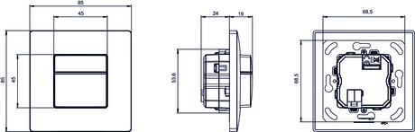 theMura S180 KNX EB WH